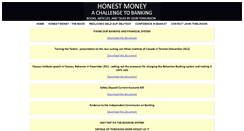 Desktop Screenshot of honest-money.com